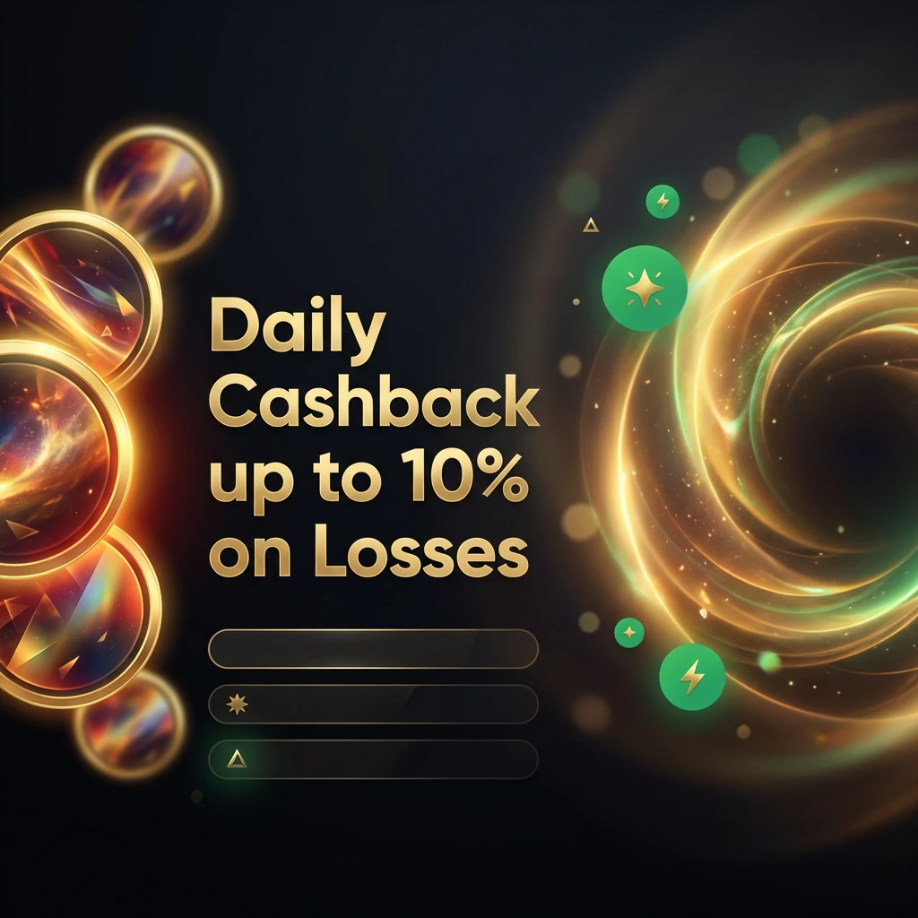 Daily Cashback up to 10% on Losses